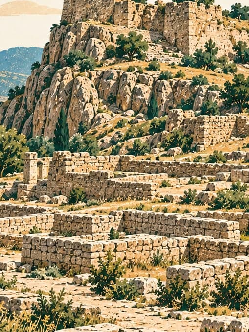 Illustration of 1- Varto Kayalıdere Ören Yeri (Kale Şehri), Muş