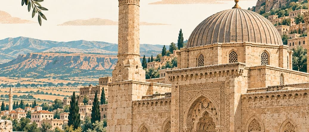 Illustration of Abdüllatif Camii / Latifiye Camii, Mardin