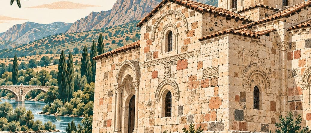 Illustration of Abrenk Church, Erzincan