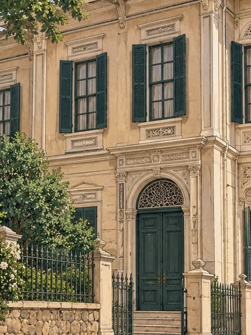 Illustration of Adam Mickiewicz Museum, İstanbul