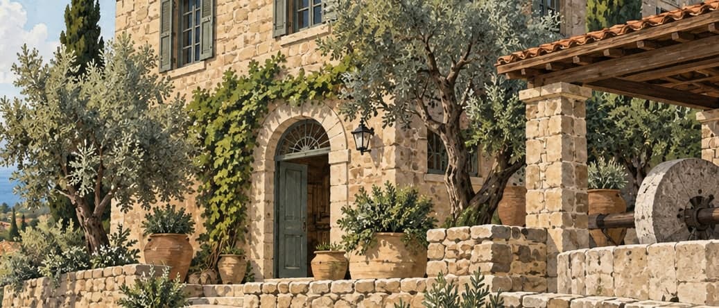 Illustration of Adatepe Olive Oil Museum, Çanakkale
