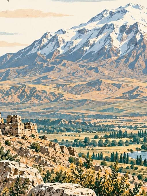 Illustration of Ağrı Mountain National Park, Ağrı