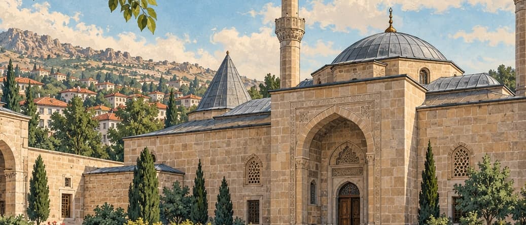 Illustration of Ahi Evran Zawiya, Kırşehir