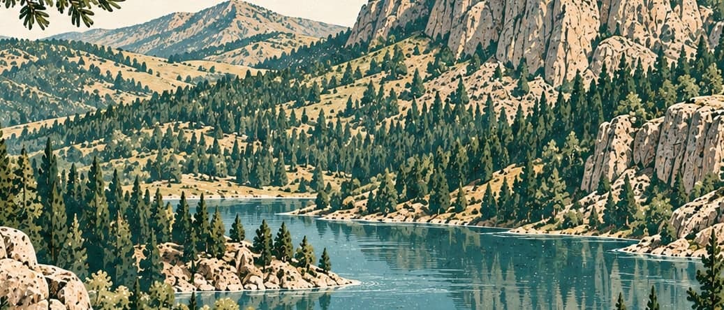 Illustration of Akdağ National Park, Afyonkarahisar