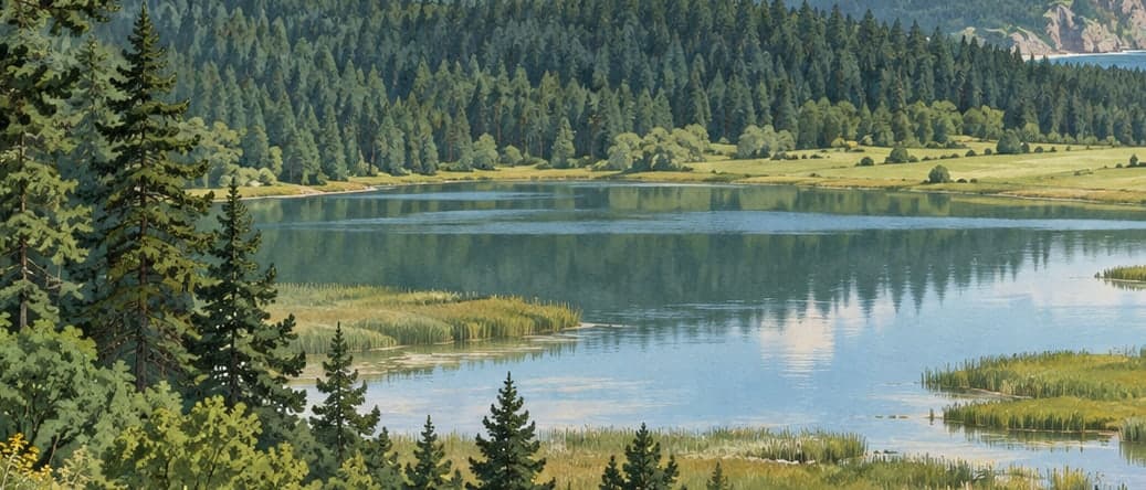 Illustration of Akgöl Nature Park, Sinop