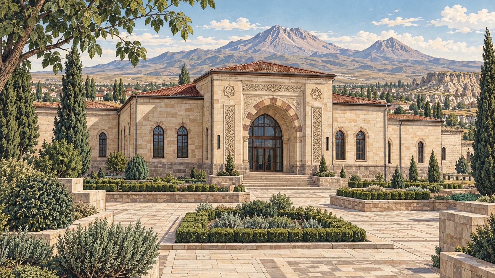 Illustration of Aksaray Museum, Aksaray