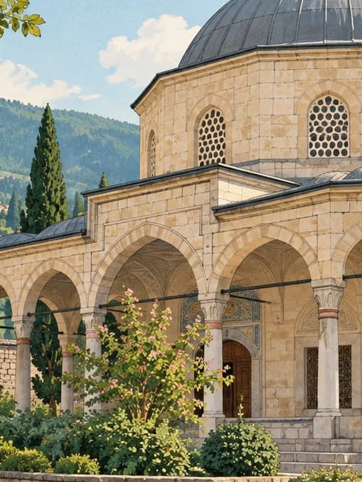Illustration of Akşemseddin Tomb, Bolu