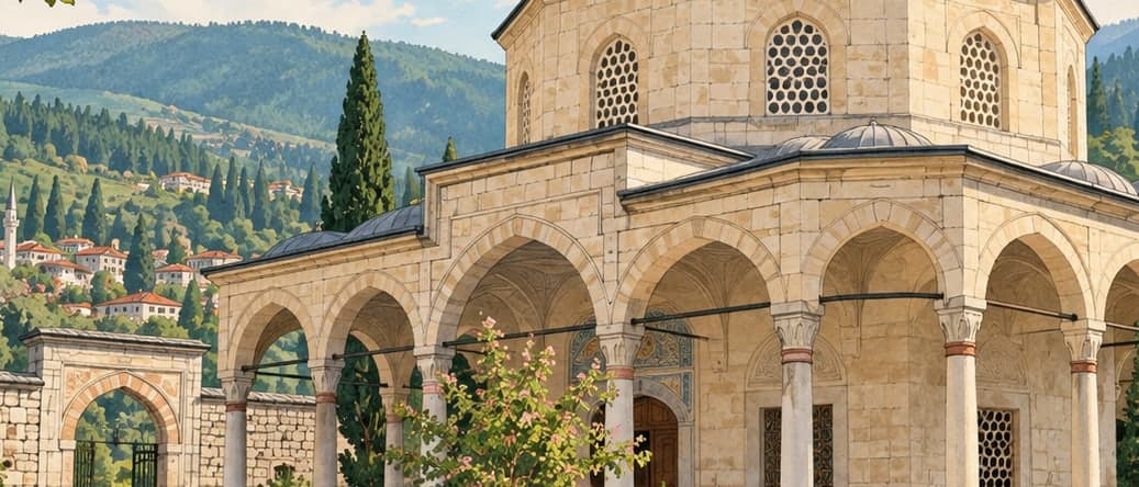 Illustration of Akşemseddin Tomb, Bolu