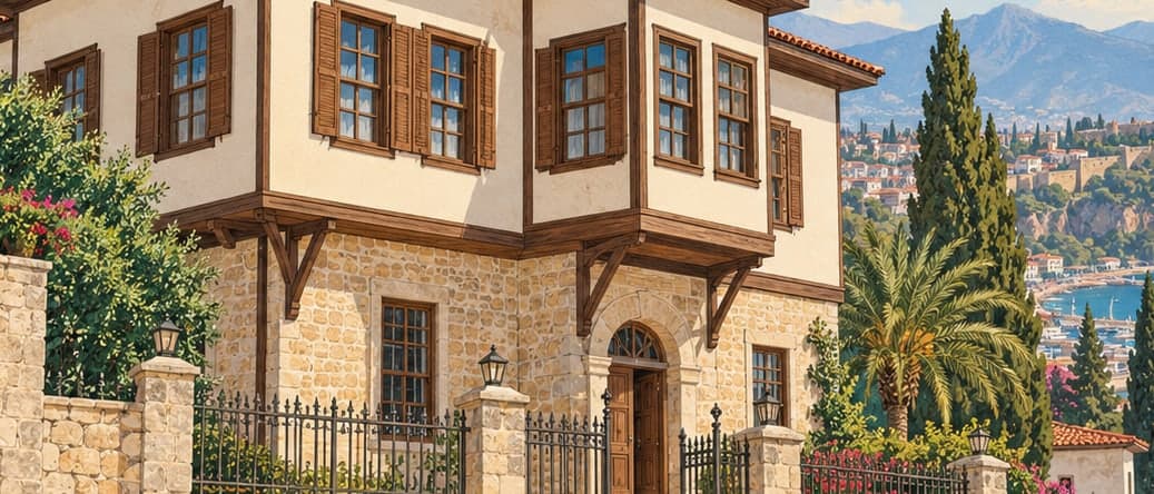 Illustration of Alanya Atatürk House Museum, Antalya
