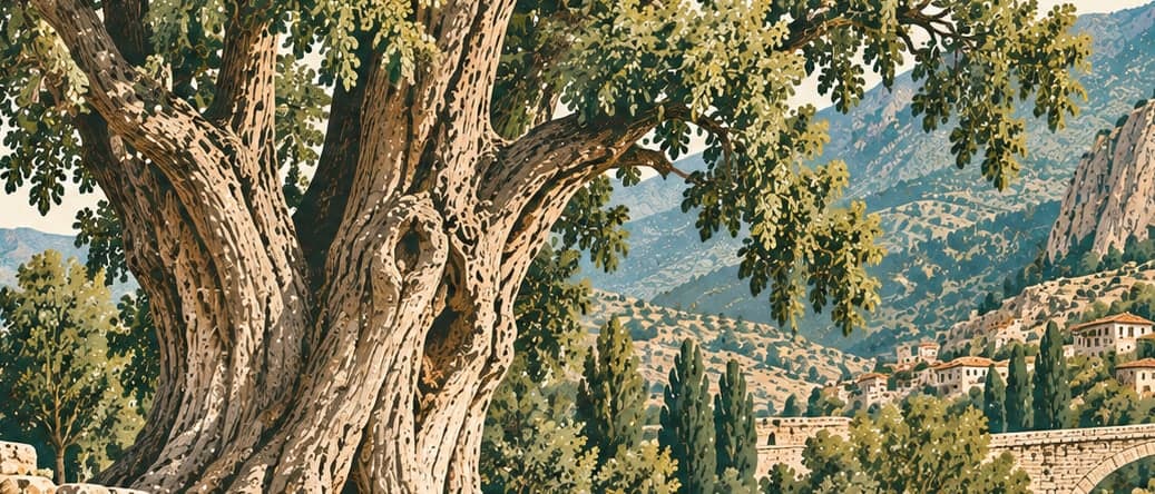 Illustration of Aliağanın Kavağı Natural Monument, Gümüşhane