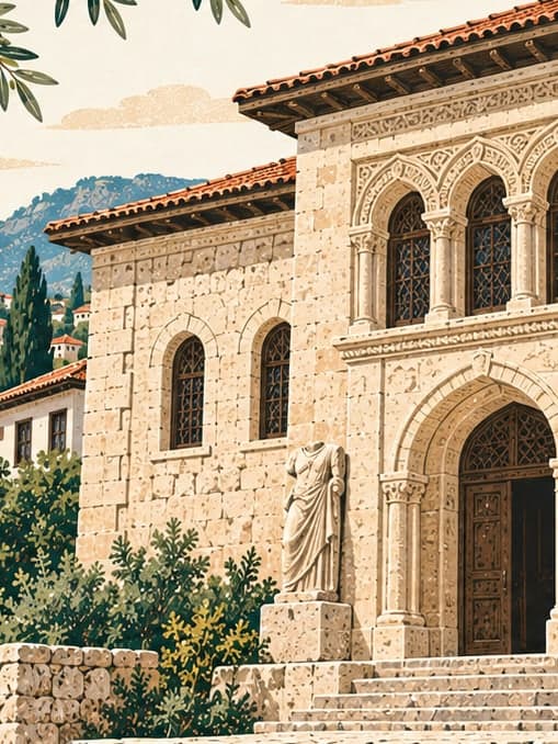 Illustration of Amasra Museum, Bartın