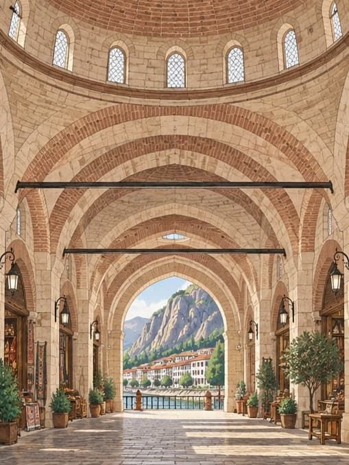Illustration of Amasya Bedesten, Amasya