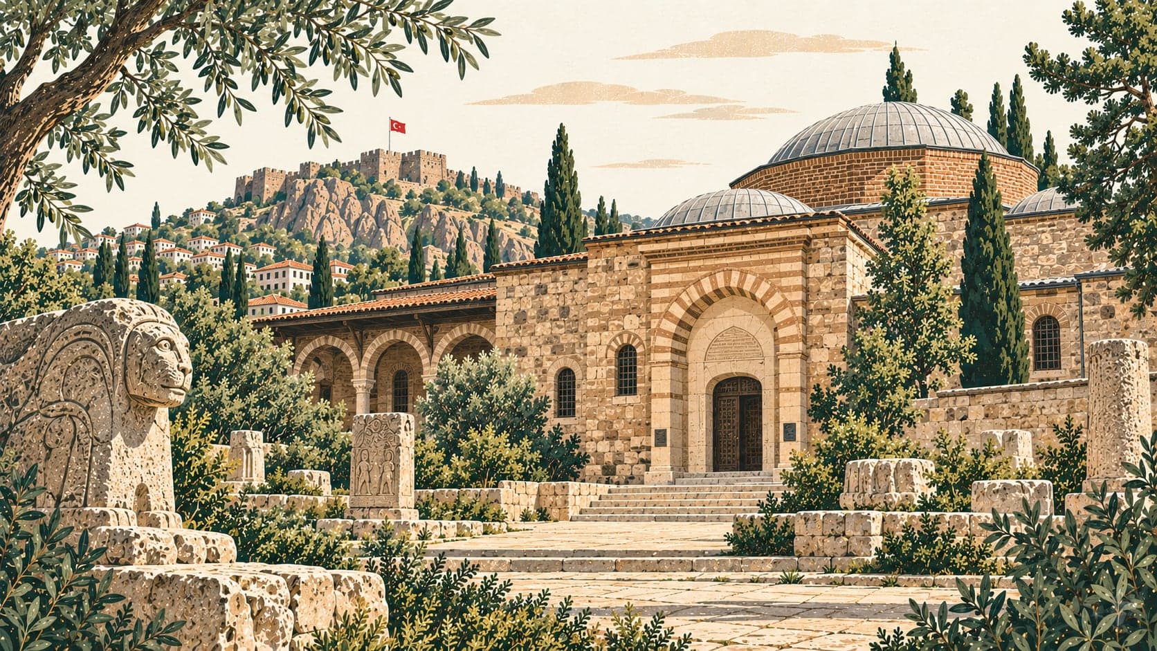 Illustration of Anadolu Medeniyetleri Müzesi, Ankara