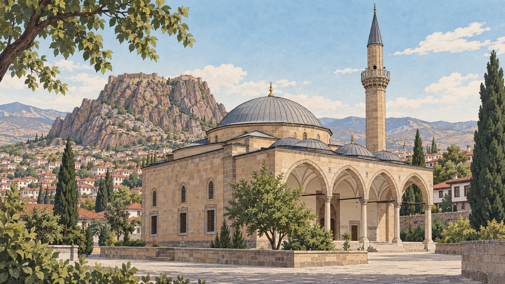 Illustration of Anatolian University Contemporary Arts Museum, Eskişehir