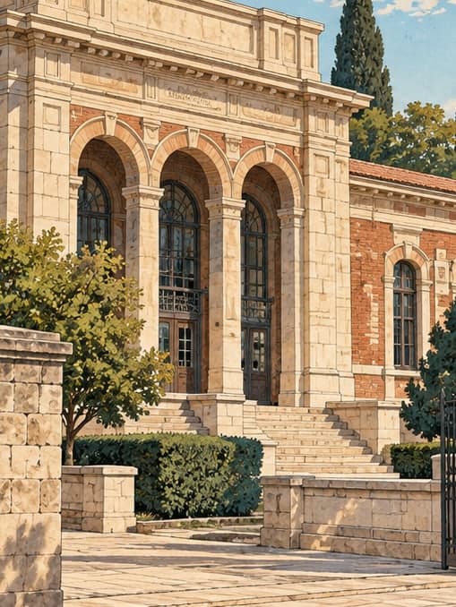 Illustration of Anatolian University Republic History Museum, Eskişehir