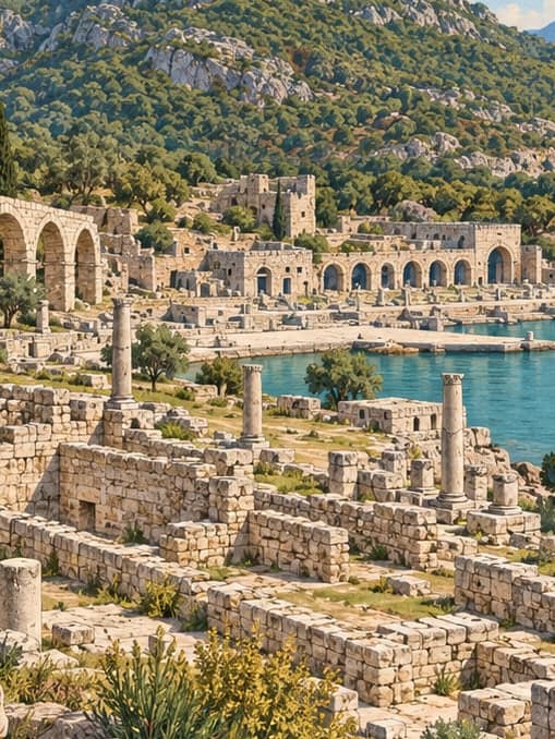 Illustration of Andriake Archaeological Site, Antalya
