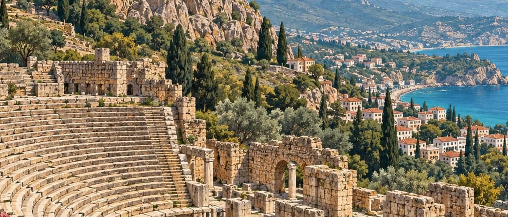 Illustration of Antiphellos, Antalya