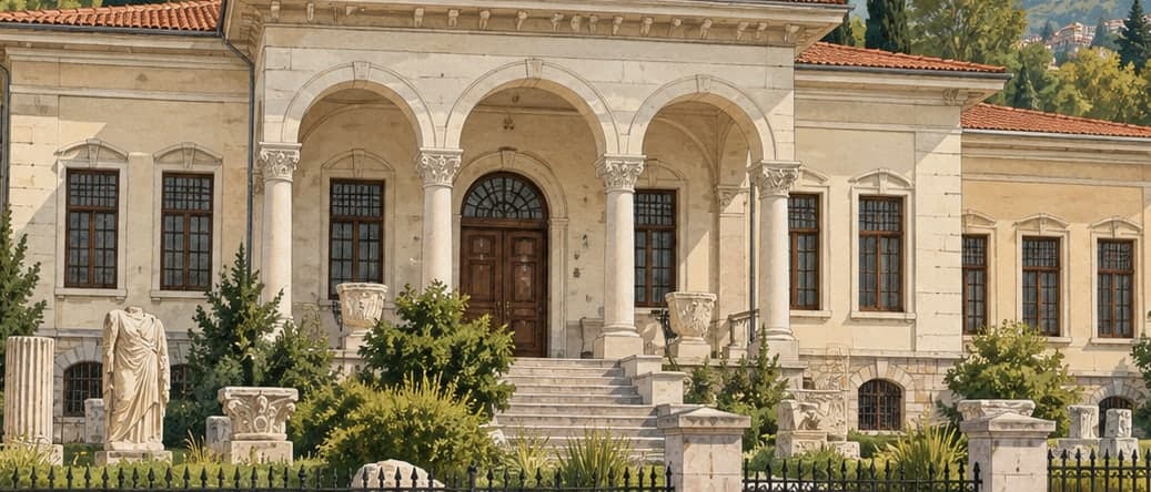 Illustration of Archaeological Museum, Bursa