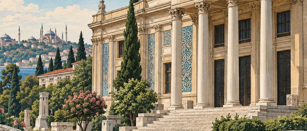 Illustration of Archaeological Museum, İstanbul