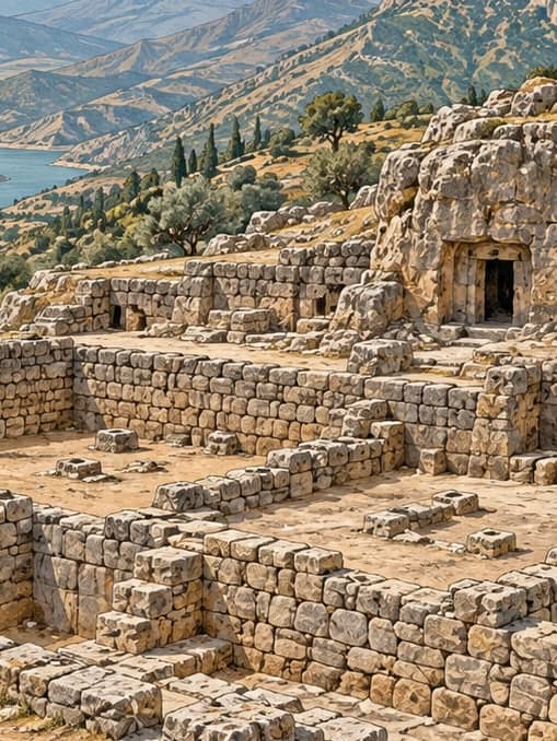 Illustration of Arsemia Archaeological Site, Adıyaman