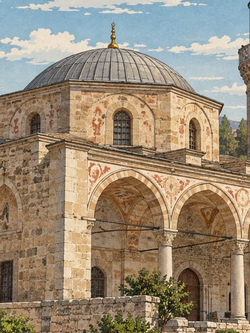Illustration of Lower Kayabaşı Church - Mosque, Niğde