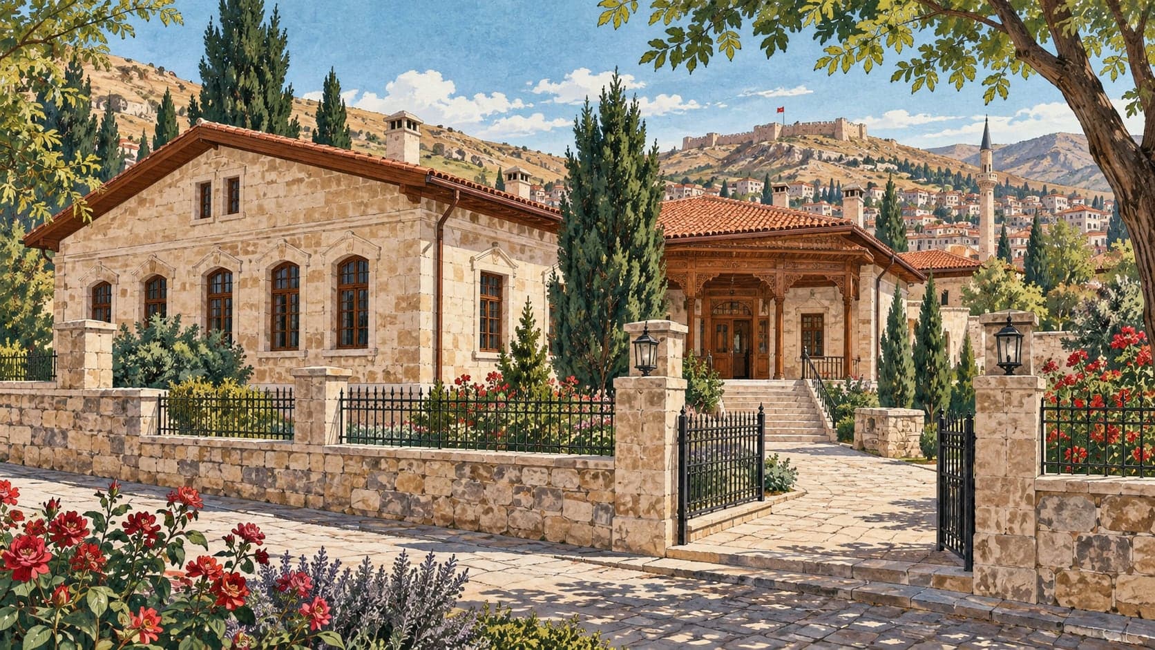 Illustration of Aşık Veysel Museum, Sivas