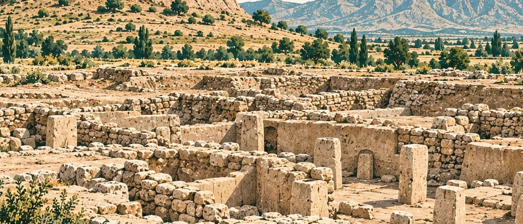 Illustration of Aşıklı Höyük, Aksaray