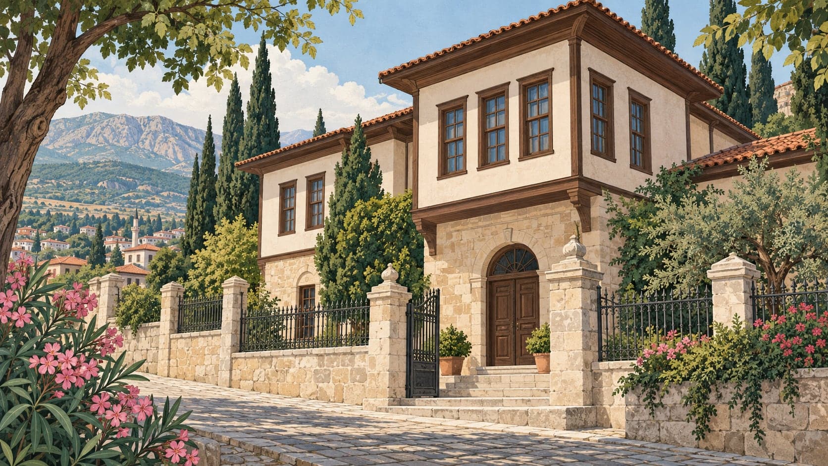 Illustration of Atatürk House Ethnography Museum, Denizli