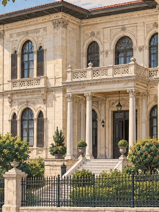 Illustration of Atatürk Museum, İstanbul