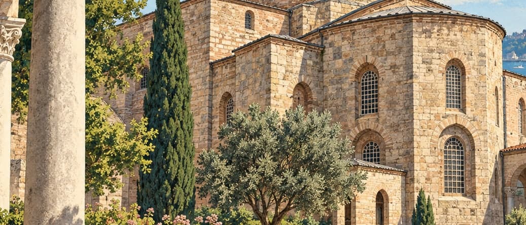 Illustration of Aya İrini Church Museum, İstanbul