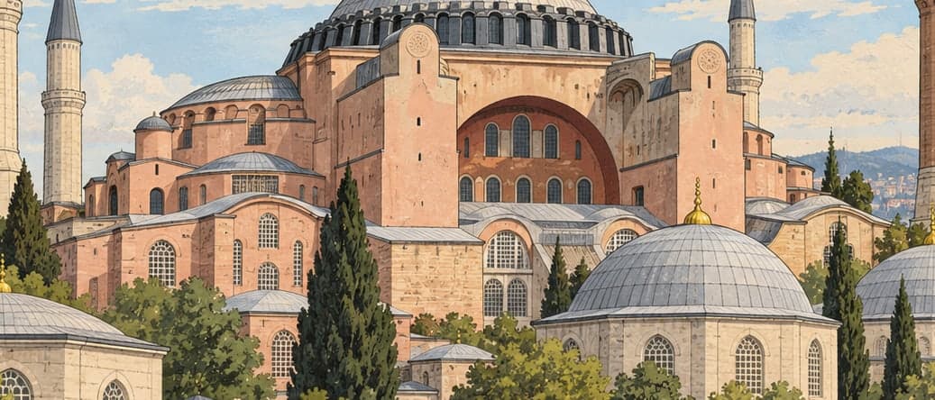 Illustration of Hagia Sophia History and Experience Museum, İstanbul