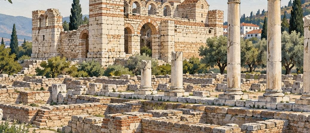 Illustration of Ayasuluk - St. Jean Archaeological Site, İzmir