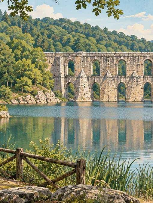 Illustration of Ayvatbendi Nature Park, İstanbul