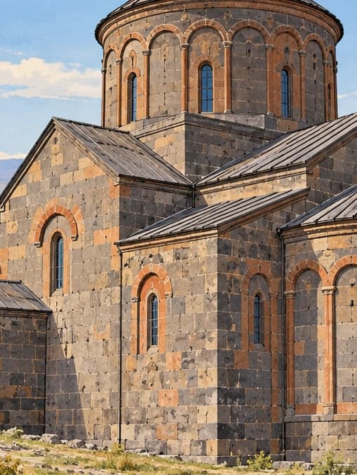Illustration of Saint Prkich Church, Kars