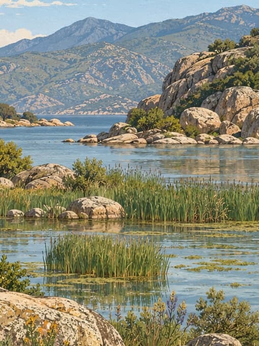 Illustration of Bafa Lake Nature Park, Aydın