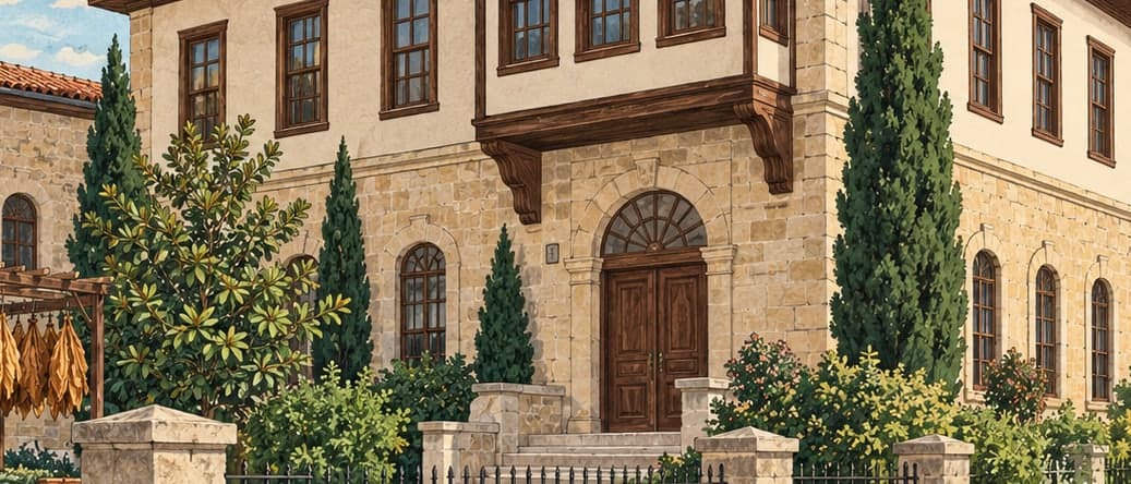 Illustration of Bafra Tobacco Museum, Samsun