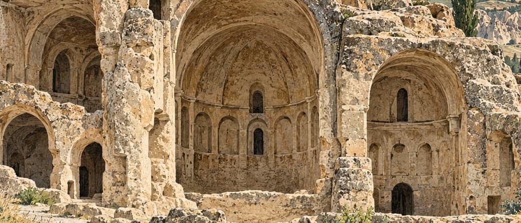 Illustration of Bahattin Samanlığı Church, Aksaray