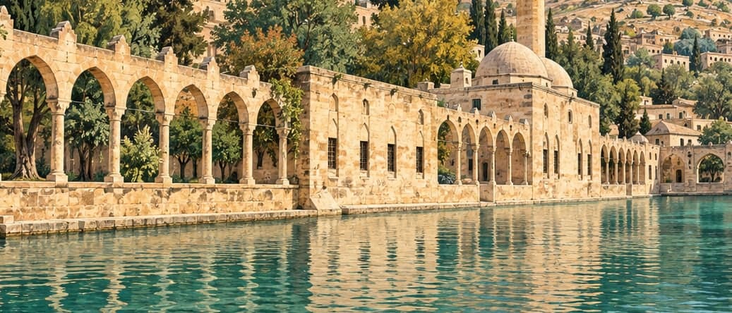 Illustration of Balıklıgöl, Şanlıurfa