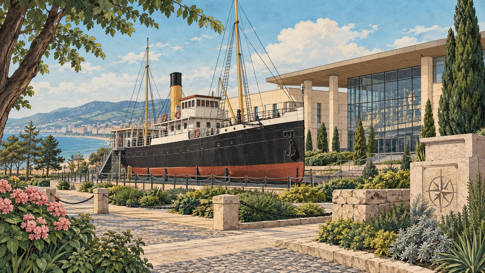 Illustration of Bandırma Ship Museum, Samsun