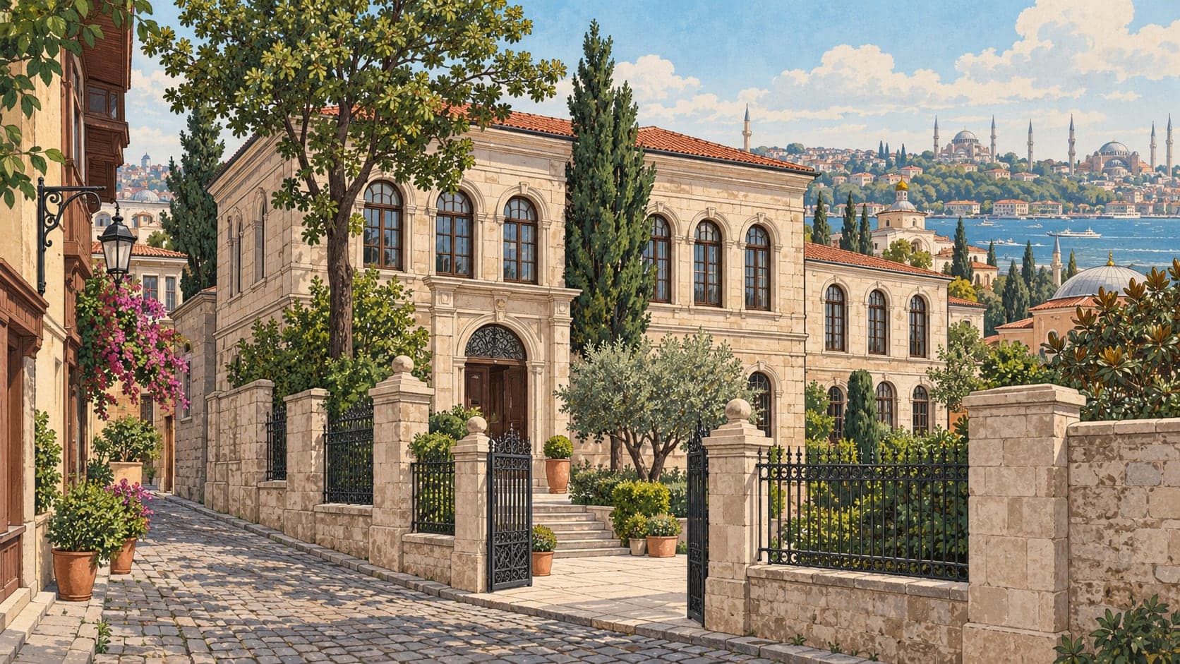 Illustration of Press Museum, İstanbul