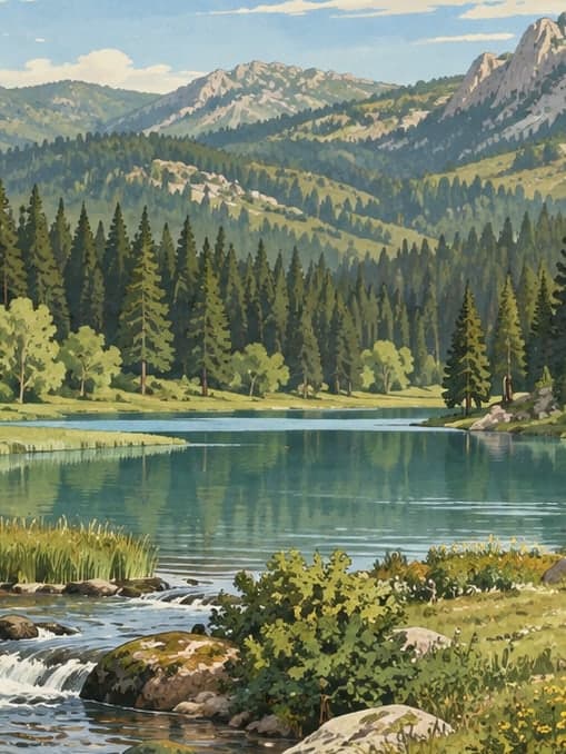 Illustration of Başpınar Nature Park, Isparta