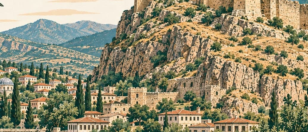 Illustration of Bayburt Castle, Bayburt