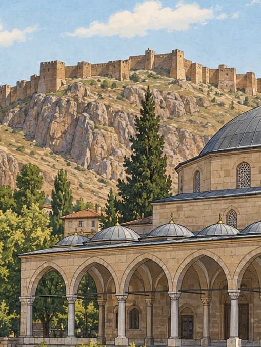 Illustration of Bayburt Great Mosque, Bayburt