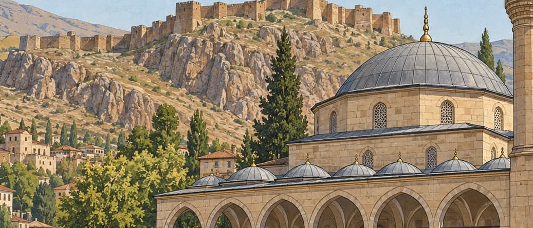 Illustration of Bayburt Great Mosque, Bayburt