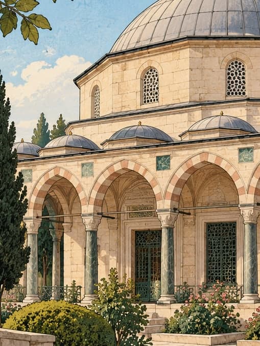 Illustration of Bayram Paşa Tomb, İstanbul