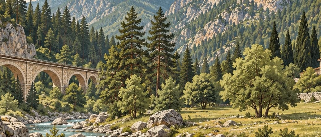 Illustration of Belemedik Nature Park, Adana