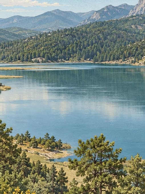 Illustration of Beyağaç Kartal Lake Nature Conservation Area, Denizli