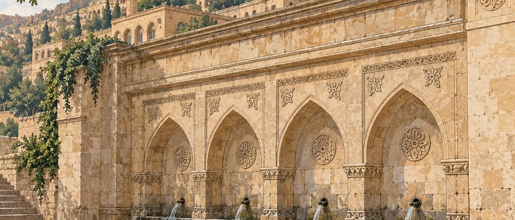 Illustration of Beyazsu, Mardin