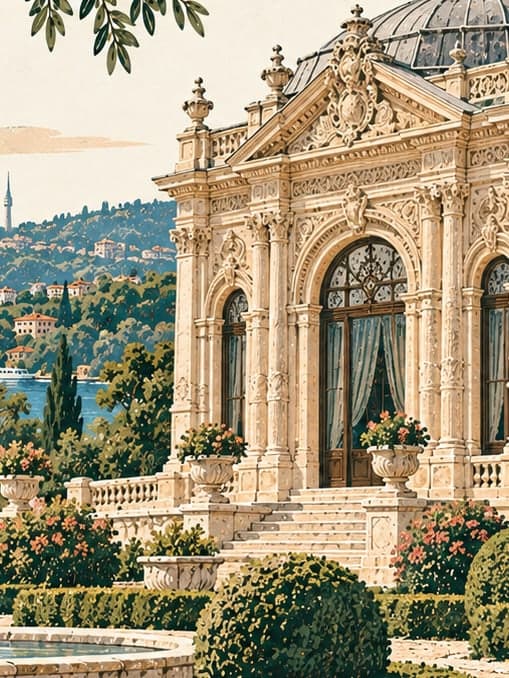 Illustration of Beykoz Mecidiye Kasrı, İstanbul