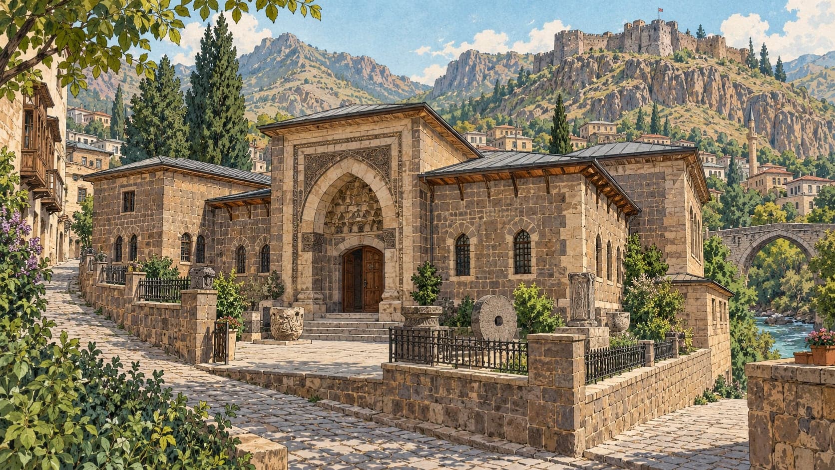 Illustration of Bitlis Ethnography Museum, Bitlis